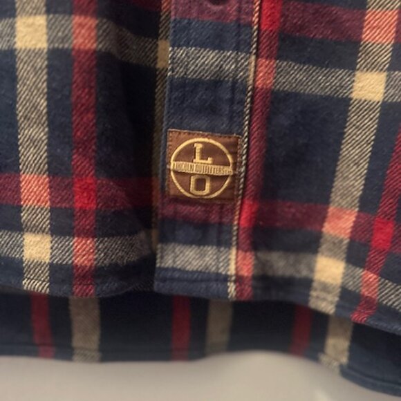 Urban Renewal Remade Spliced Heavy Flannel One of a Kind Button Sweatshirt NEW - Picture 9 of 16